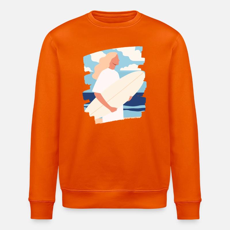 Surfer - Stanley/Stella Unisex Bio-Sweatshirt ROLLER - Tieforange