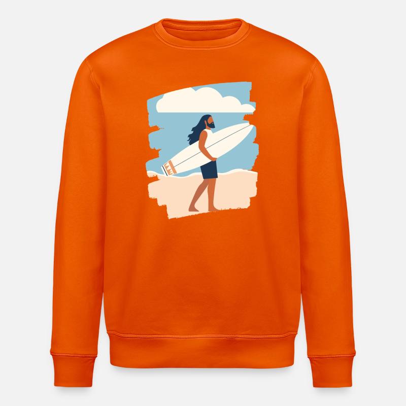 Surfer - Stanley/Stella Unisex Bio-Sweatshirt ROLLER - Tieforange