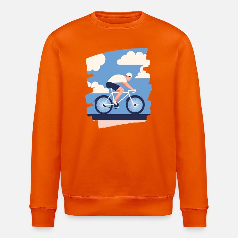 Vélo de route Vélo de route - Sweat bio ROLLER Stanley/Stella Unisexe - orange profond