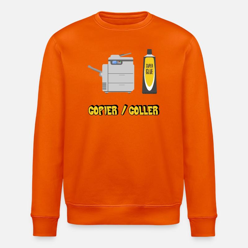 Copier coller - Sweat bio ROLLER Stanley/Stella Unisexe - orange profond