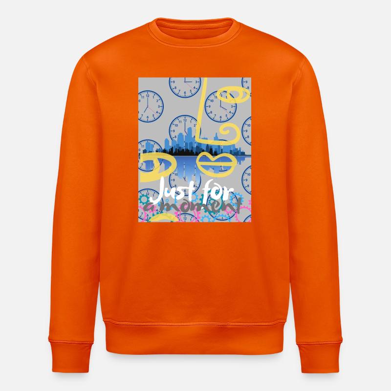 Juste un instant - Sweat bio ROLLER Stanley/Stella Unisexe - orange profond