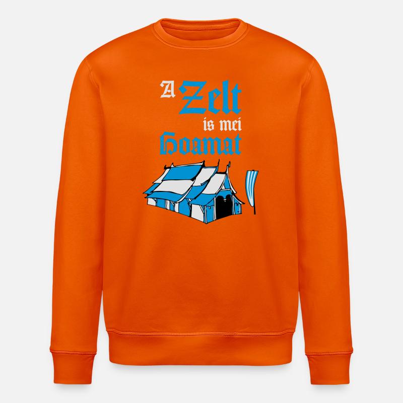 Bierzelt Spass - Stanley/Stella Unisex Bio-Sweatshirt ROLLER - Tieforange
