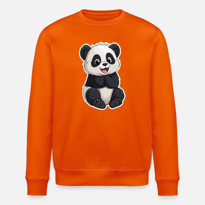 Ours panda mignon - Sweat bio ROLLER Stanley/Stella Unisexe - orange profond