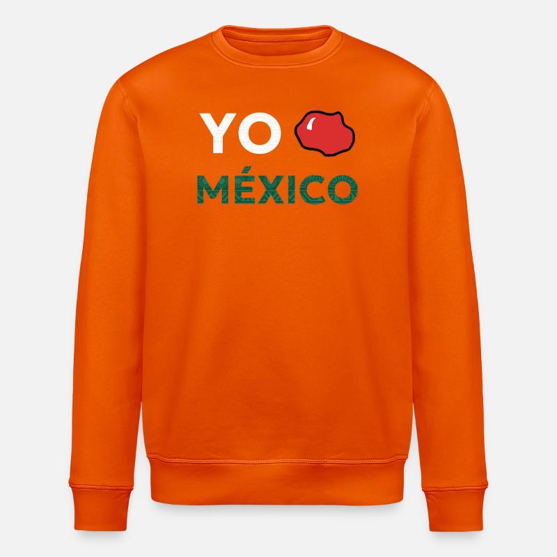 YO AMO MEXIKO - Stanley/Stella Unisex Bio-Sweatshirt ROLLER - Tieforange