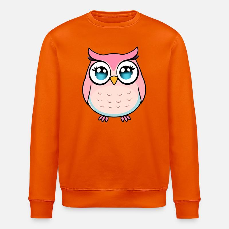 Eule - Stanley/Stella Unisex Bio-Sweatshirt ROLLER - Tieforange