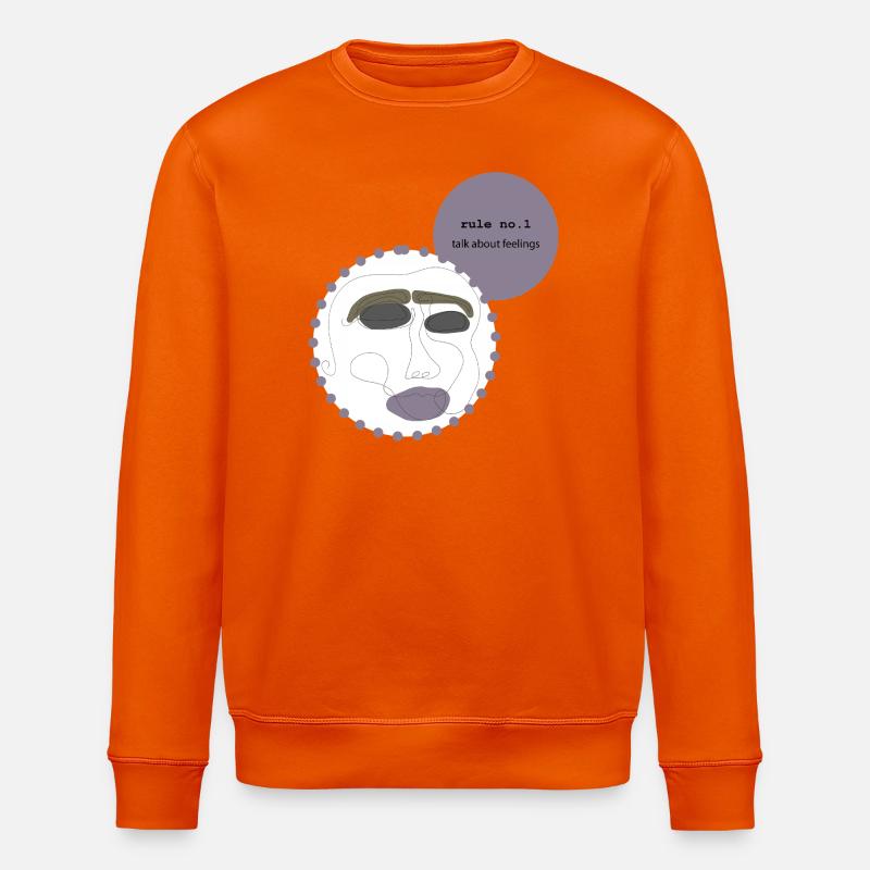 talk about feelings 2 - Stanley/Stella Unisex Bio-Sweatshirt ROLLER - Tieforange