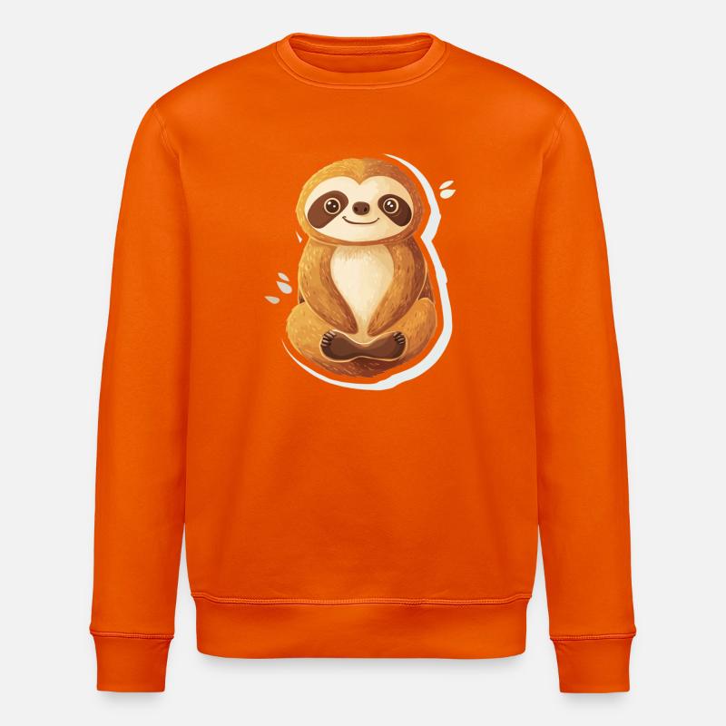 Faultier - Stanley/Stella Unisex Bio-Sweatshirt ROLLER - Tieforange