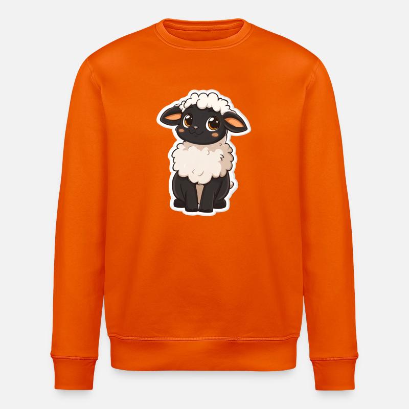 Schaf - Stanley/Stella Unisex Bio-Sweatshirt ROLLER - Tieforange