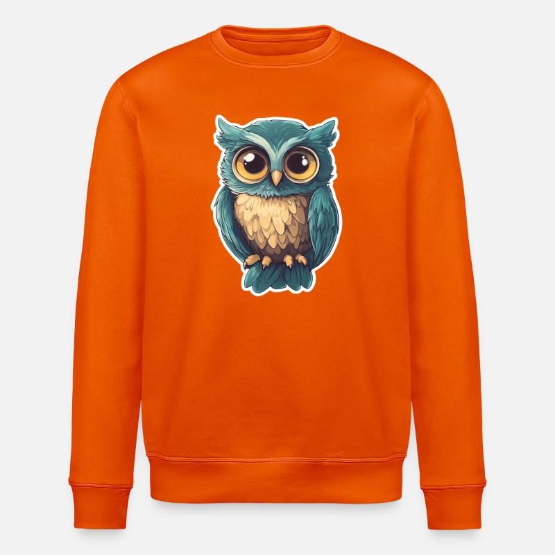 Eule - Stanley/Stella Unisex Bio-Sweatshirt ROLLER - Tieforange