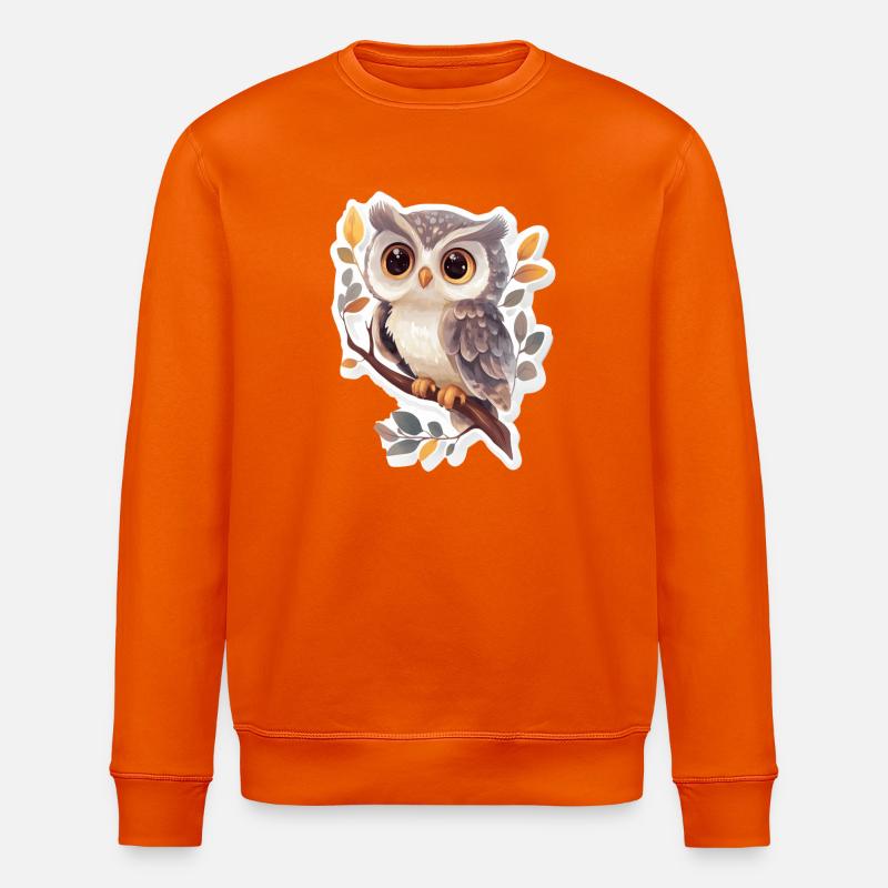 Eule - Stanley/Stella Unisex Bio-Sweatshirt ROLLER - Tieforange