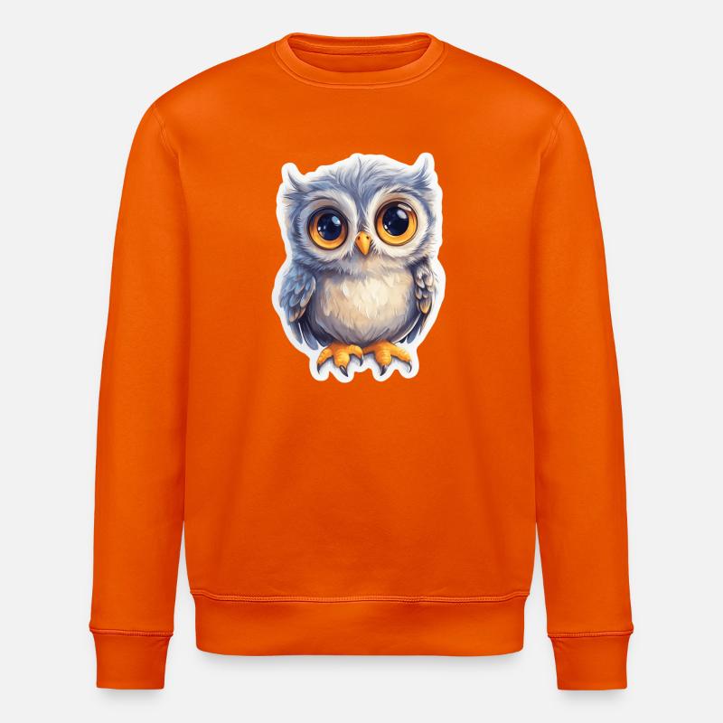 Eule - Stanley/Stella Unisex Bio-Sweatshirt ROLLER - Tieforange