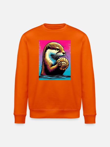 Otter - Stanley/Stella Unisex Bio-Sweatshirt ROLLER - Tieforange