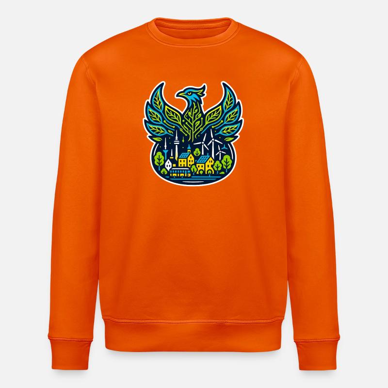Phénix de la transition énergétique - Sweat bio ROLLER Stanley/Stella Unisexe - orange profond