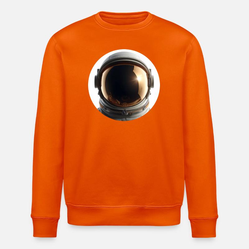 Casque d’astronaute au soleil - Sweat bio ROLLER Stanley/Stella Unisexe - orange profond