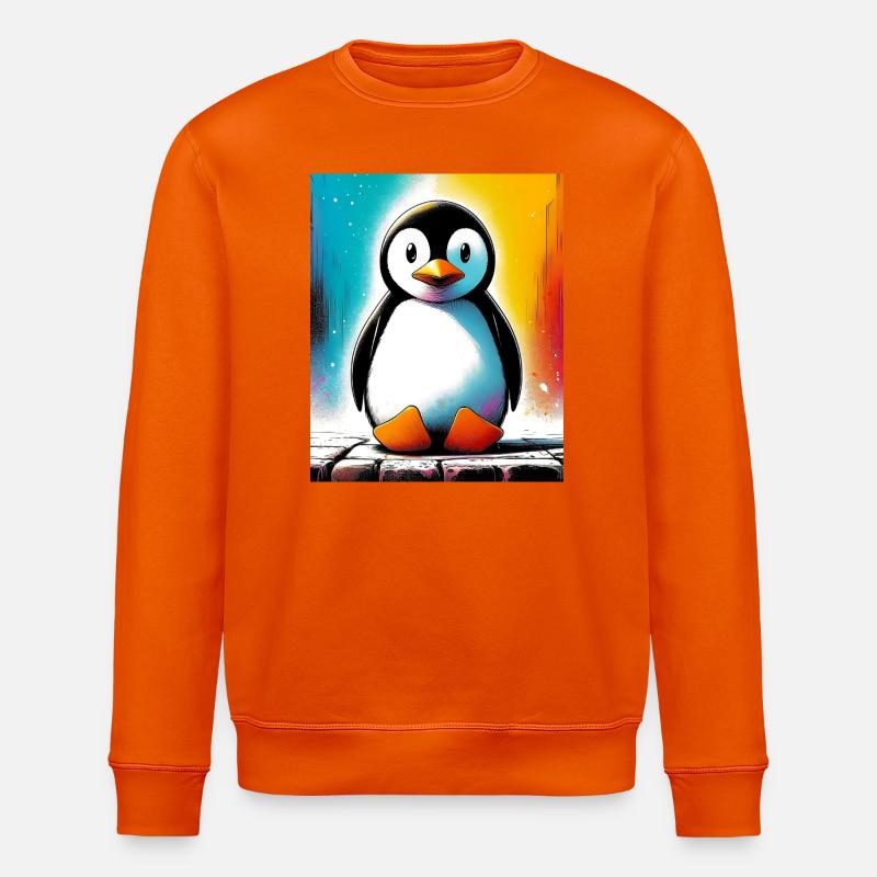 Pinguin - Stanley/Stella Unisex Bio-Sweatshirt ROLLER - Tieforange