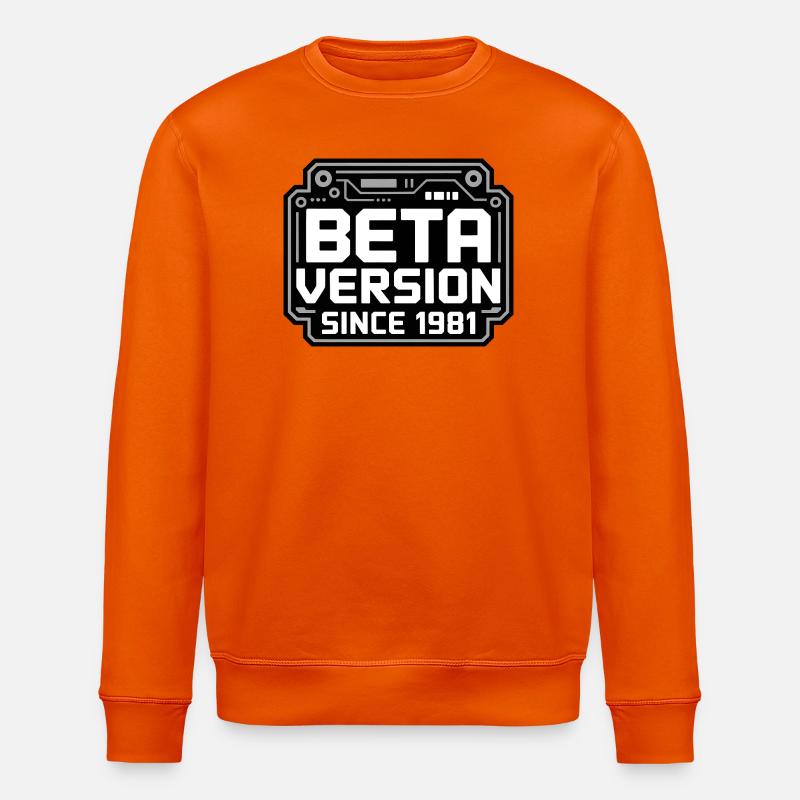 Retro Tech Logo Design - Stanley/Stella Unisex Bio-Sweatshirt ROLLER - Tieforange