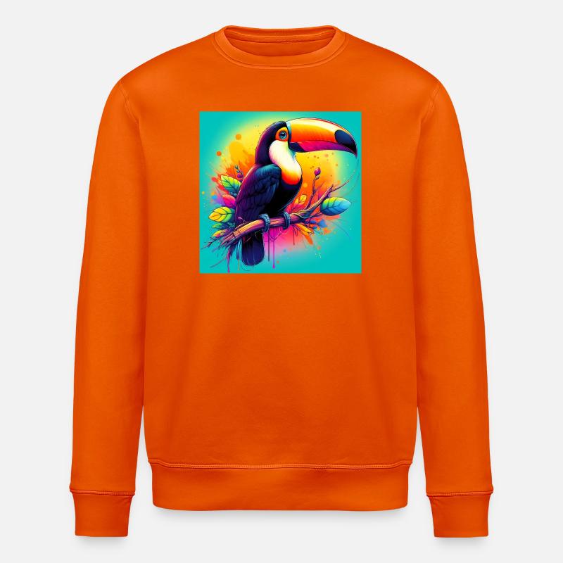 Tukan - Stanley/Stella Unisex Bio-Sweatshirt ROLLER - Tieforange
