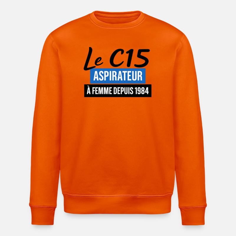 C15 - Stanley/Stella Unisex Bio-Sweatshirt ROLLER - Tieforange