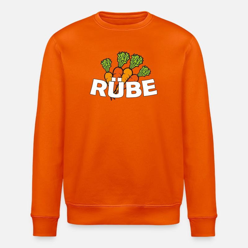 RÜBE - Stanley/Stella Unisex Bio-Sweatshirt ROLLER - Tieforange