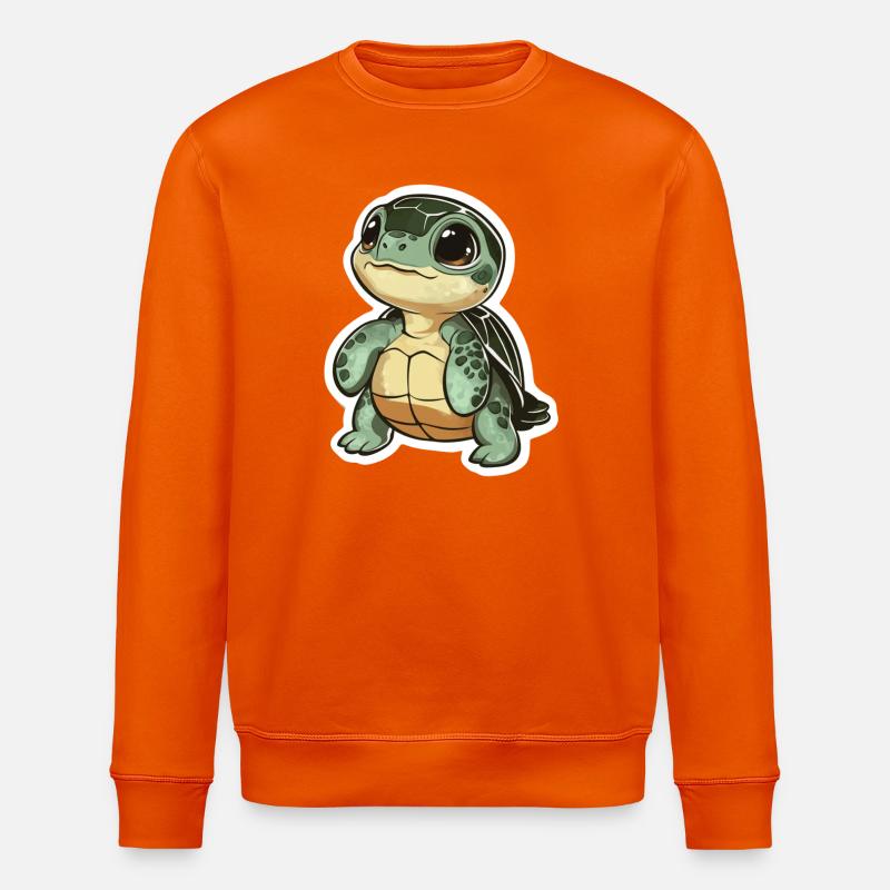 Schildkröte - Stanley/Stella Unisex Bio-Sweatshirt ROLLER - Tieforange