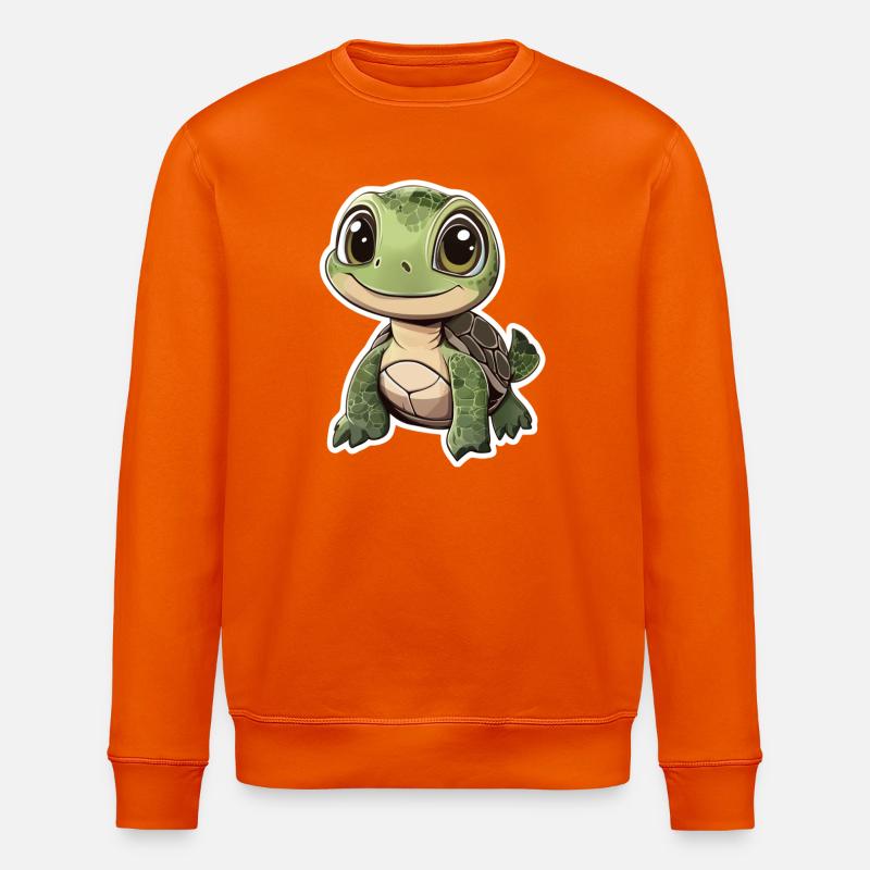 Schildkröte - Stanley/Stella Unisex Bio-Sweatshirt ROLLER - Tieforange
