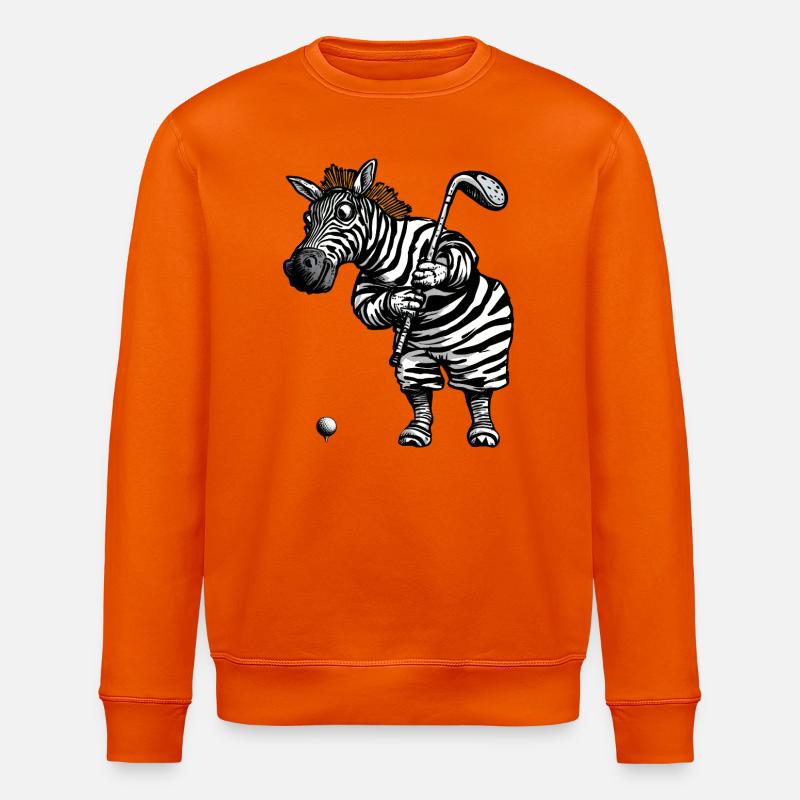 Zebra Golf - Stanley/Stella Unisex Bio-Sweatshirt ROLLER - Tieforange