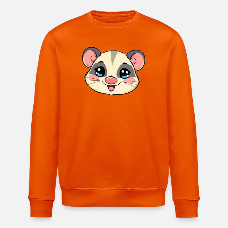 Opossum - Stanley/Stella Unisex Bio-Sweatshirt ROLLER - Tieforange