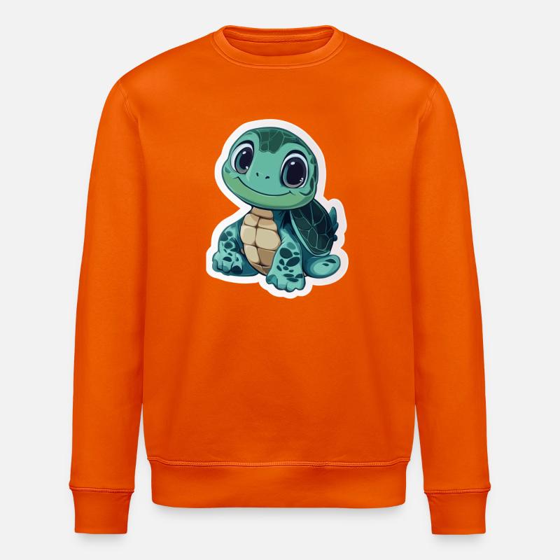 Schildkröte - Stanley/Stella Unisex Bio-Sweatshirt ROLLER - Tieforange