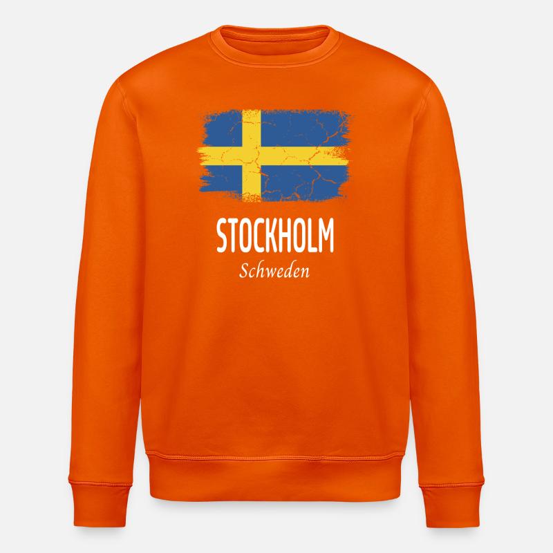 Stockholm - Stanley/Stella Unisex Bio-Sweatshirt ROLLER - Tieforange