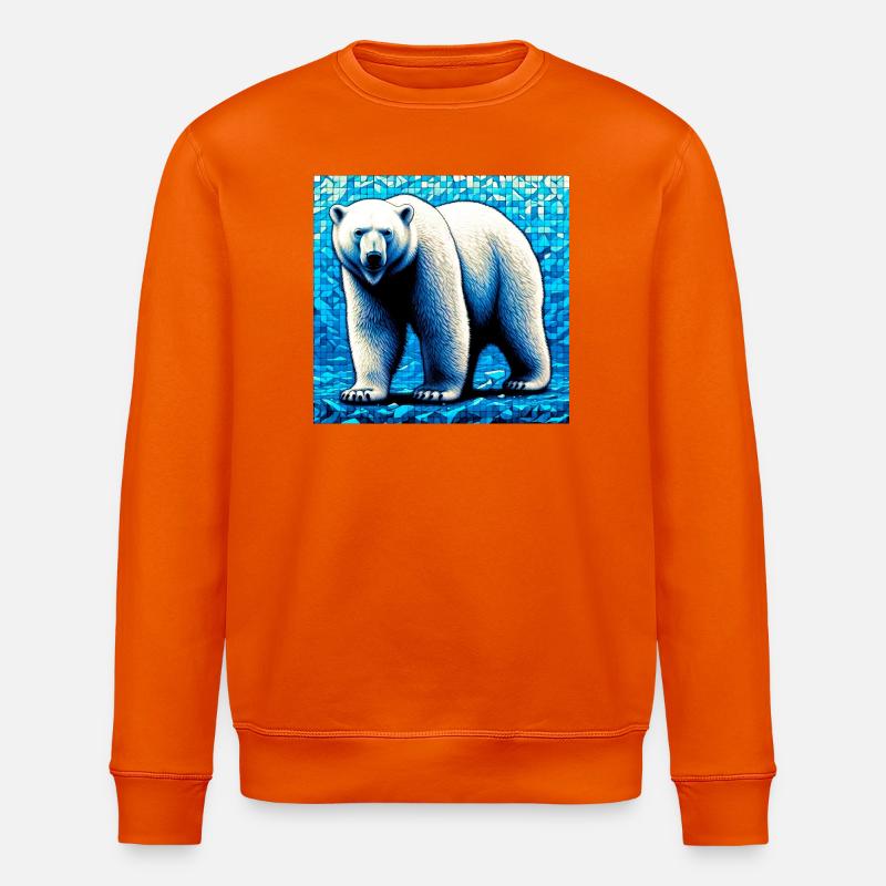 Eisbär - Stanley/Stella Unisex Bio-Sweatshirt ROLLER - Tieforange