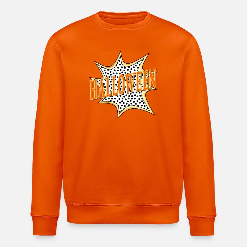 Halloween-Comic - Stanley/Stella Unisex Bio-Sweatshirt ROLLER - Tieforange