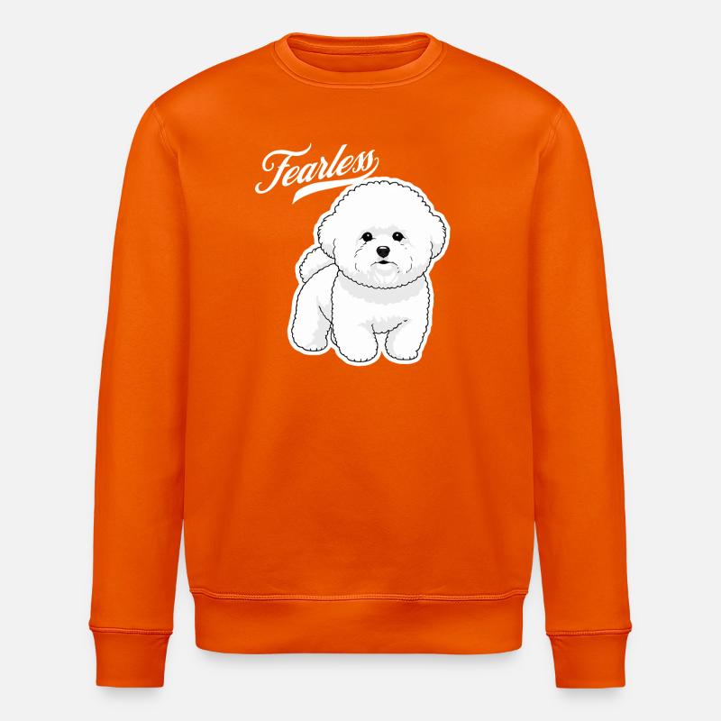 Caniche Courage  - Sweat bio ROLLER Stanley/Stella Unisexe - orange profond