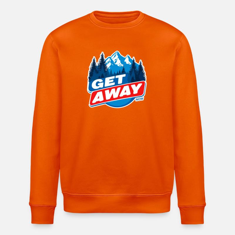 Get away - Stanley/Stella Unisex Bio-Sweatshirt ROLLER - Tieforange