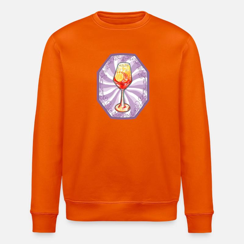Summer Cocktail Illustration - Stanley/Stella Unisex Bio-Sweatshirt ROLLER - Tieforange