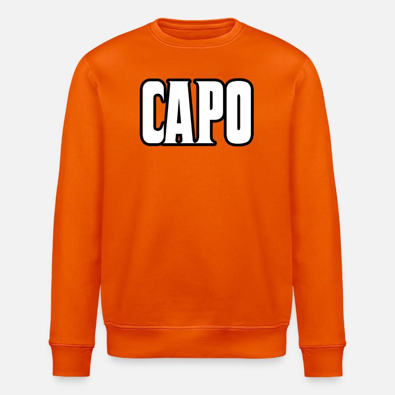Capo - Stanley/Stella Unisex Bio-Sweatshirt ROLLER - Tieforange