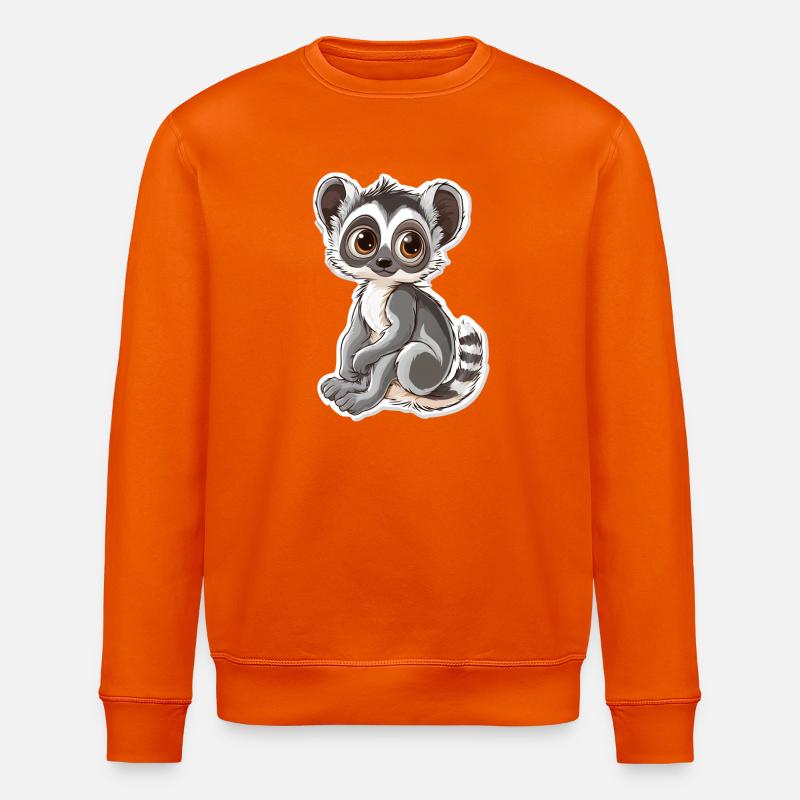 Lemur - Stanley/Stella Unisex Bio-Sweatshirt ROLLER - Tieforange