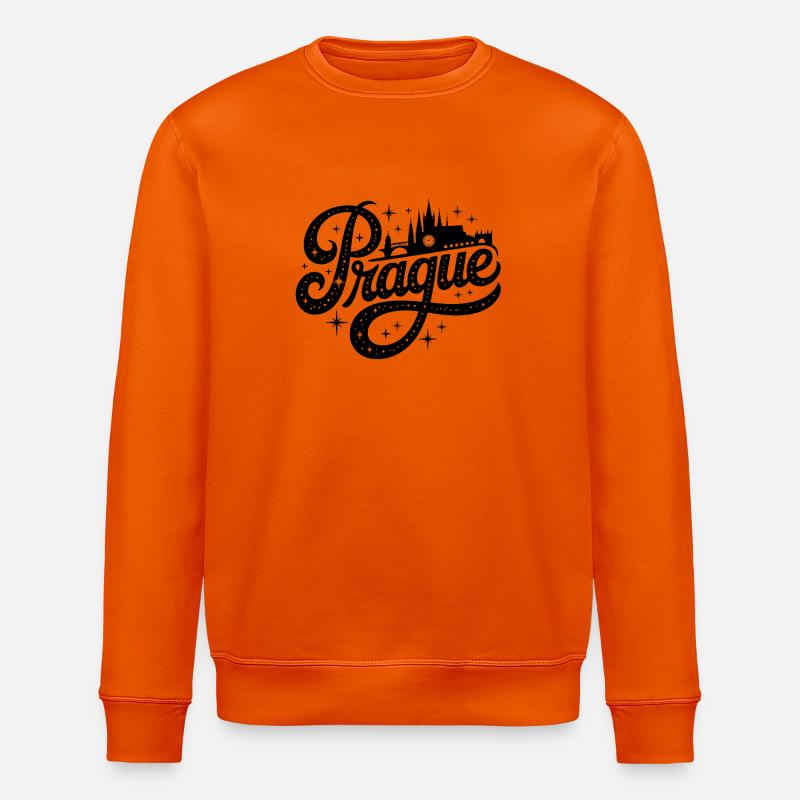 Prague - Conception de souvenirs - Sweat bio ROLLER Stanley/Stella Unisexe - orange profond