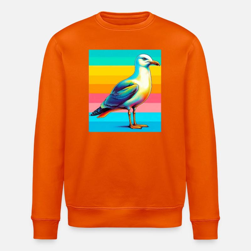 Möwe - Stanley/Stella Unisex Bio-Sweatshirt ROLLER - Tieforange