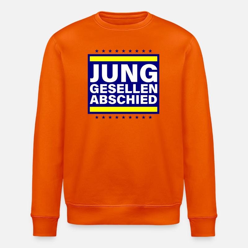 Junggesellenabschied Jga Spruch - Stanley/Stella Unisex Bio-Sweatshirt ROLLER - Tieforange