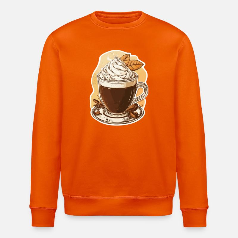 Kaffee - Stanley/Stella Unisex Bio-Sweatshirt ROLLER - Tieforange