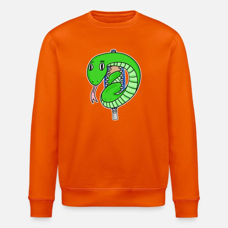 serpent mignon - Sweat bio ROLLER Stanley/Stella Unisexe - orange profond