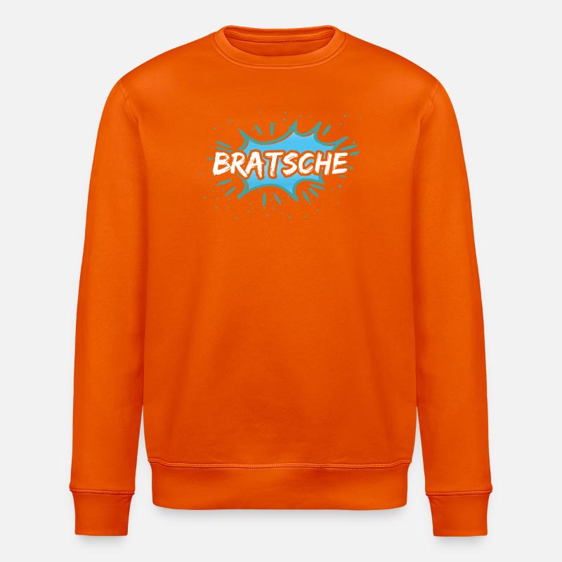 Geschenk für Bratsche - Stanley/Stella Unisex Bio-Sweatshirt ROLLER - Tieforange