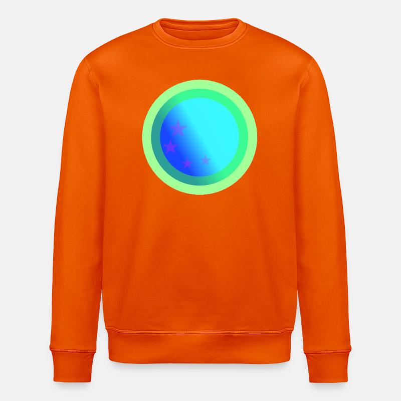 Conception de constellations bleues célestes - Sweat bio ROLLER Stanley/Stella Unisexe - orange profond