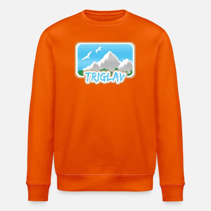 Triglav Triglav - Sweat bio ROLLER Stanley/Stella Unisexe - orange profond