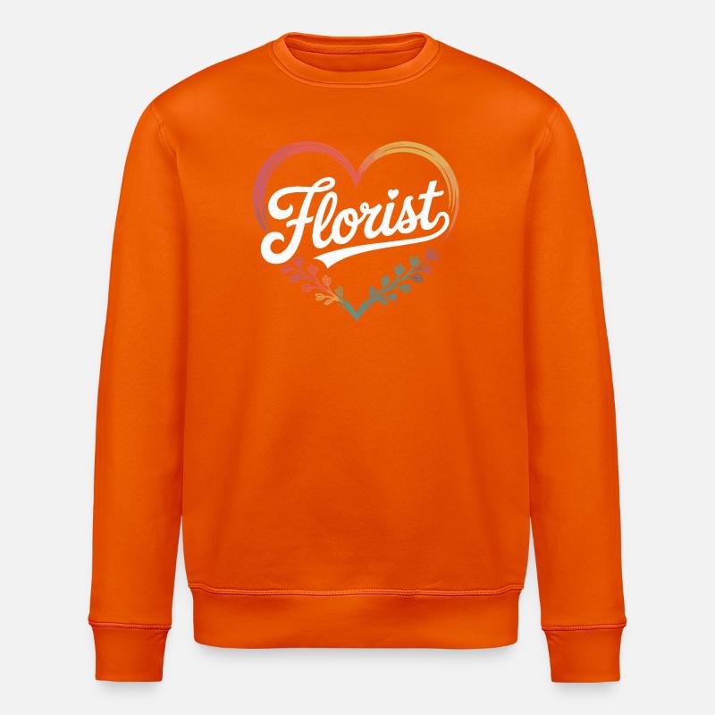 Florist - Stanley/Stella Unisex Bio-Sweatshirt ROLLER - Tieforange