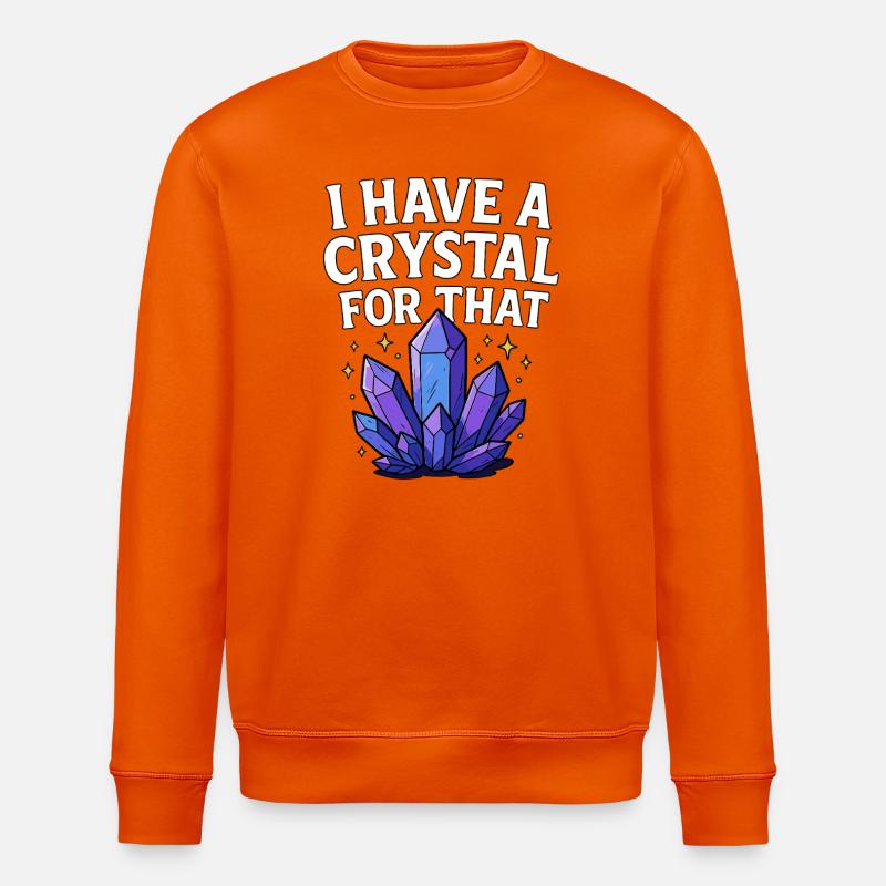 Conception d’humour cristallin - Sweat bio ROLLER Stanley/Stella Unisexe - orange profond