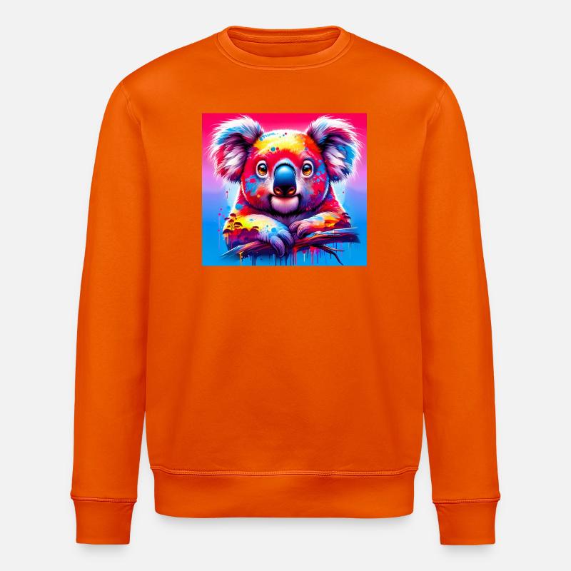 Koala - Sweat bio ROLLER Stanley/Stella Unisexe - orange profond