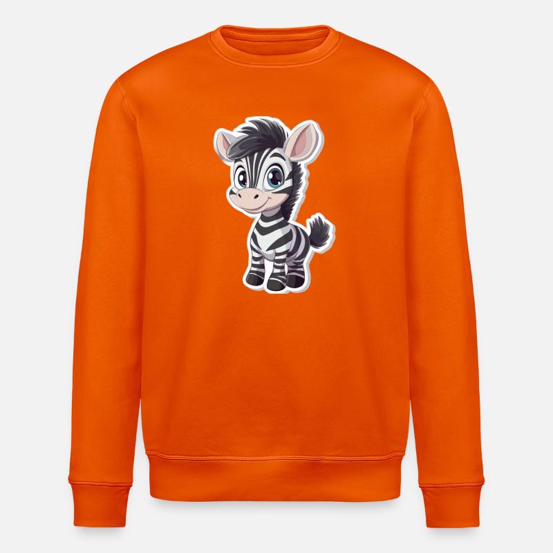 Zebra - Stanley/Stella Unisex Bio-Sweatshirt ROLLER - Tieforange