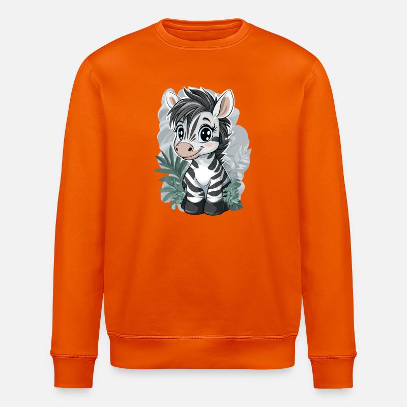 Zebra - Stanley/Stella Unisex Bio-Sweatshirt ROLLER - Tieforange