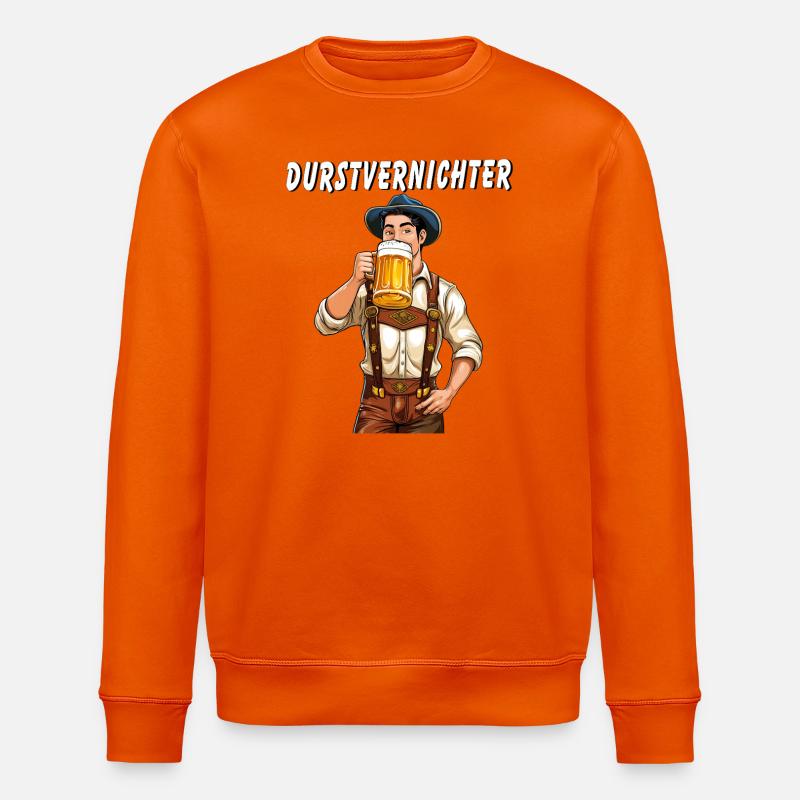 MANN Bier - Stanley/Stella Unisex Bio-Sweatshirt ROLLER - Tieforange